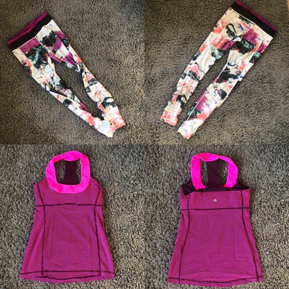 Lululemon pants and top